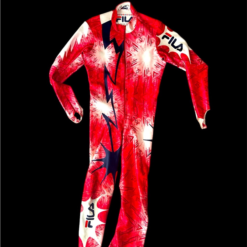 Ski race suit brand Fila